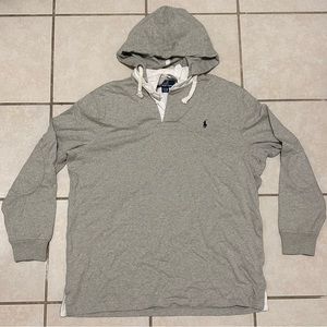 Polo Long Sleeve Hooded Shirt